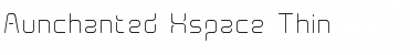 Download Aunchanted Xspace Thin Regular Font Title Preview