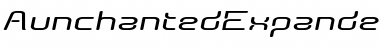 Download AunchantedExpandedBoldOblique Regular Font Title Preview