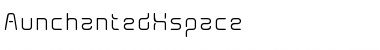Download AunchantedXspace Regular Font Title Preview