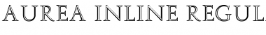 Download Aurea Inline Regular Font Title Preview