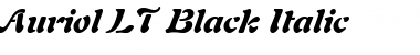Download Auriol LT Black Italic Font Title Preview