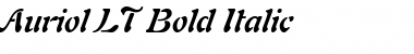 Download Auriol LT Bold Italic Font Title Preview