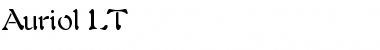 Download Auriol LT Regular Font Title Preview
