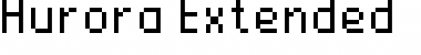 Download Aurora Extended Regular Font Title Preview