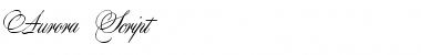 Download Aurora Script Regular Font Title Preview