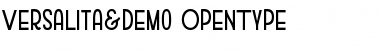 Download Versalita& Regular Font Title Preview