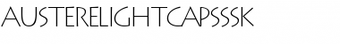 Download AustereLightCapsSSK Regular Font Title Preview