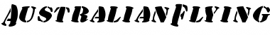 Download AustralianFlyingCorpsStencilSG Regular Font Title Preview