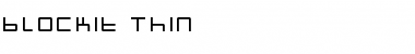Download blockit Thin Font Title Preview