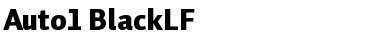 Download Auto 1 Black LF Font Title Preview