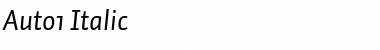 Download Auto 1 Italic Font Title Preview