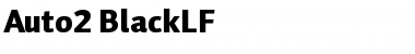Download Auto 2 Black LF Font Title Preview