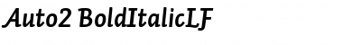 Download Auto 2 Bold Italic LF Font Title Preview