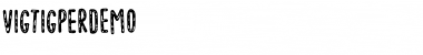 Download Vigtigper DEMO Regular Font Title Preview