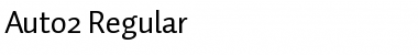 Download Auto 2 Regular Font Title Preview
