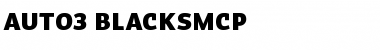 Download Auto 3 Black SmCp Font Title Preview