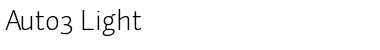 Download Auto 3 Light Font Title Preview