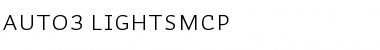 Download Auto 3 Light SmCp Font Title Preview
