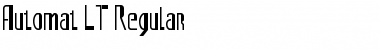 Download Automat LT Regular Regular Font Title Preview