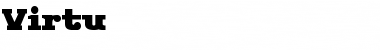 Download Virtu Regular Font Title Preview