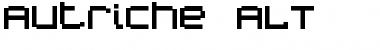 Download Autriche ALT Regular Font Title Preview