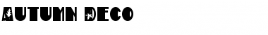 Download Autumn Deco Regular Font Title Preview
