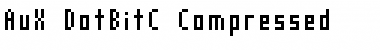 Download AuX DotBitC Compressed Regular Font Title Preview