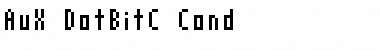 Download AuX DotBitC Cond Regular Font Title Preview