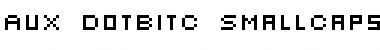 Download AuX DotBitC SmallCaps Regular Font Title Preview
