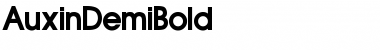 Download AuxinDemiBold Regular Font Title Preview