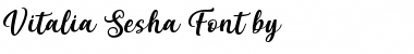 Download Vitalia Sesha Regular Font Title Preview