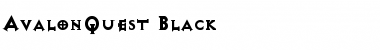Download AvalonQuest Black Font Title Preview