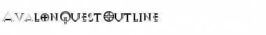 Download AvalonQuestOutline Regular Font Title Preview
