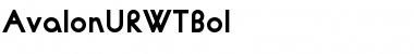 Download AvalonURWTBol Regular Font Title Preview