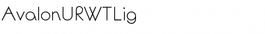 Download AvalonURWTLig Regular Font Title Preview