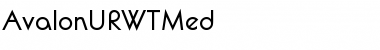 Download AvalonURWTMed Regular Font Title Preview