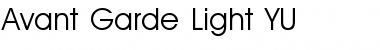 Download Avant Garde Light YU Regular Font Title Preview