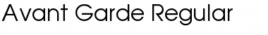 Download Avant Garde Regular Font Title Preview