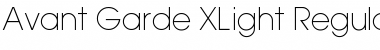 Download Avant Garde XLight Regular Font Title Preview