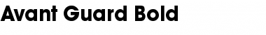Download Avant Guard Bold Font Title Preview