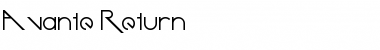 Download Avante Return Regular Font Title Preview