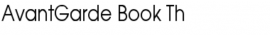 Download AvantGarde-Book Th Regular Font Title Preview