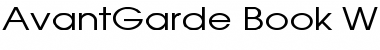 Download AvantGarde-Book Wd Regular Font Title Preview