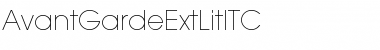 Download AvantGardeExtLitITC Regular Font Title Preview