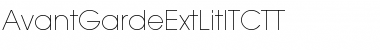 Download AvantGardeExtLitITCTT Regular Font Title Preview