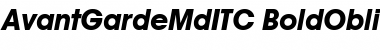 Download AvantGardeMdITC Bold Italic Font Title Preview