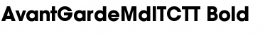 Download AvantGardeMdITCTT Bold Font Title Preview
