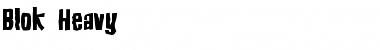 Download Blok Heavy Font Title Preview