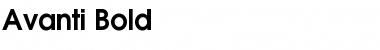 Download Avanti Bold Font Title Preview