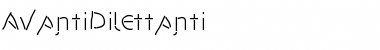 Download AvantiDilettanti Regular Font Title Preview